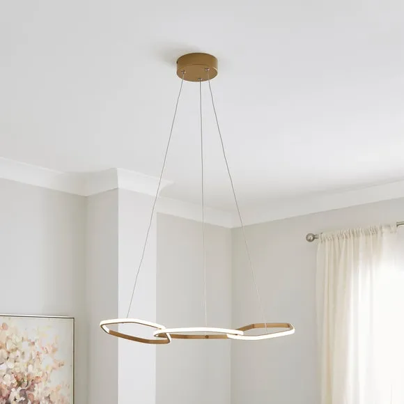Puddle Linked Hoop 3 Light Adjustable LED Ceiling Light