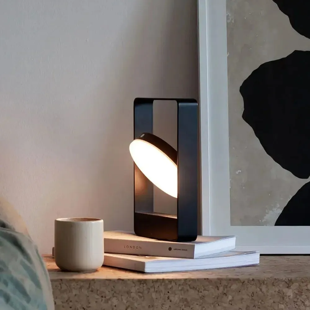Case Mouro Portable LED Table Lamp Grey 4
