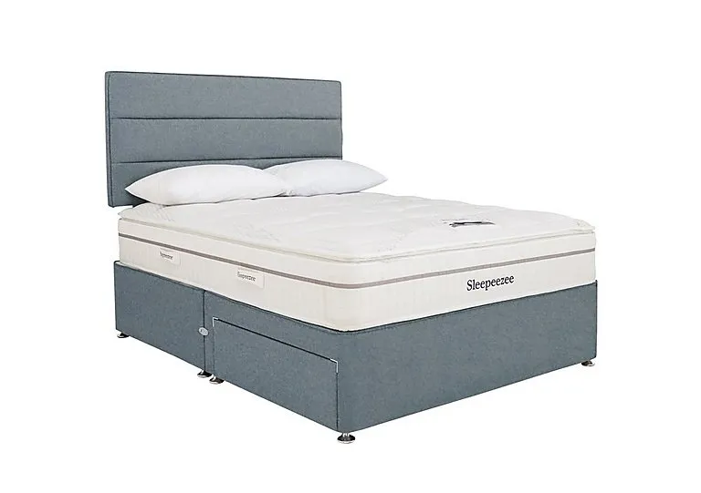 Calm 2200 Divan Set - Super King - Joshua Blue