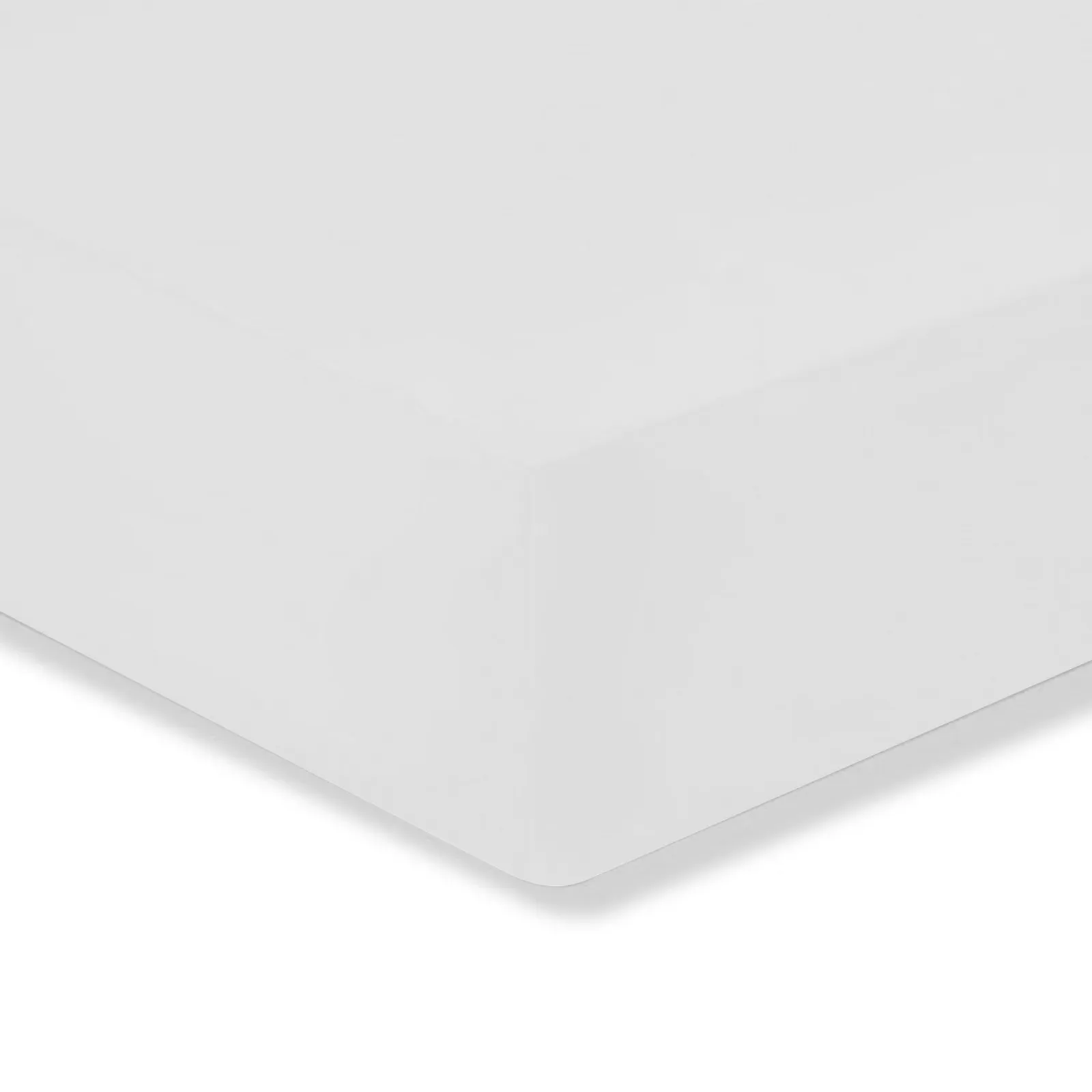 Super Soft 28cm Fitted Sheet White