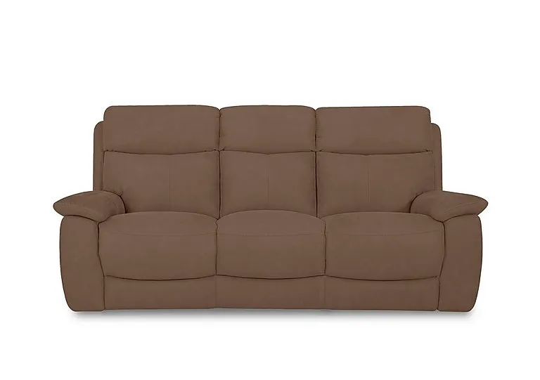 Echo 3 Seater Fabric Sofa - Hazelnut