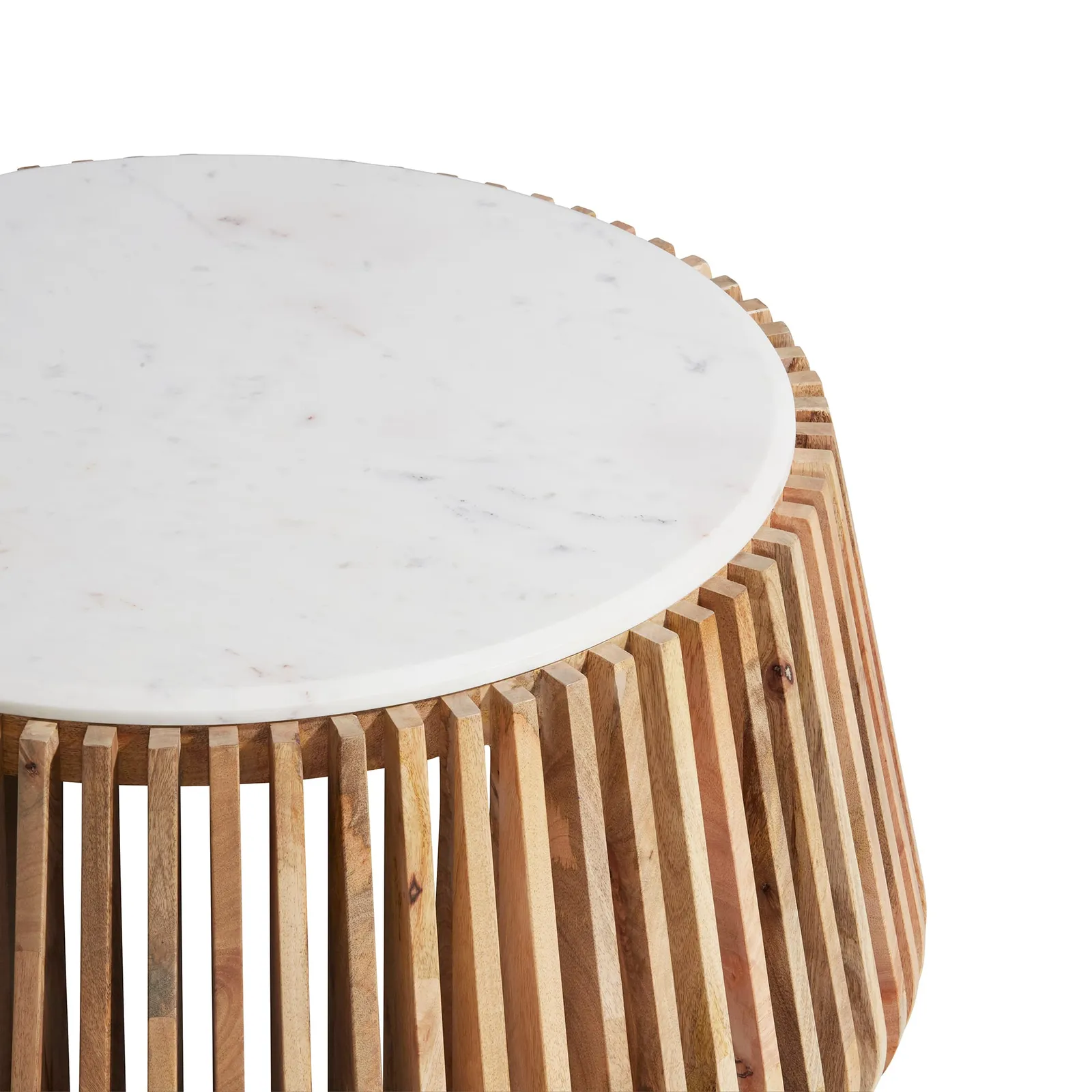 Ombra Coffee Table, Round, Neutral Marble | Barker & Stonehouse 4