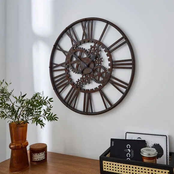 Cogs Indoor Outdoor Wall Clock 2