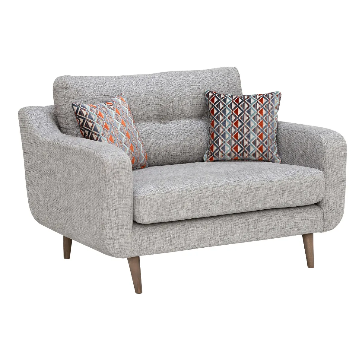 Myers Snuggle Chair, Barona Silver