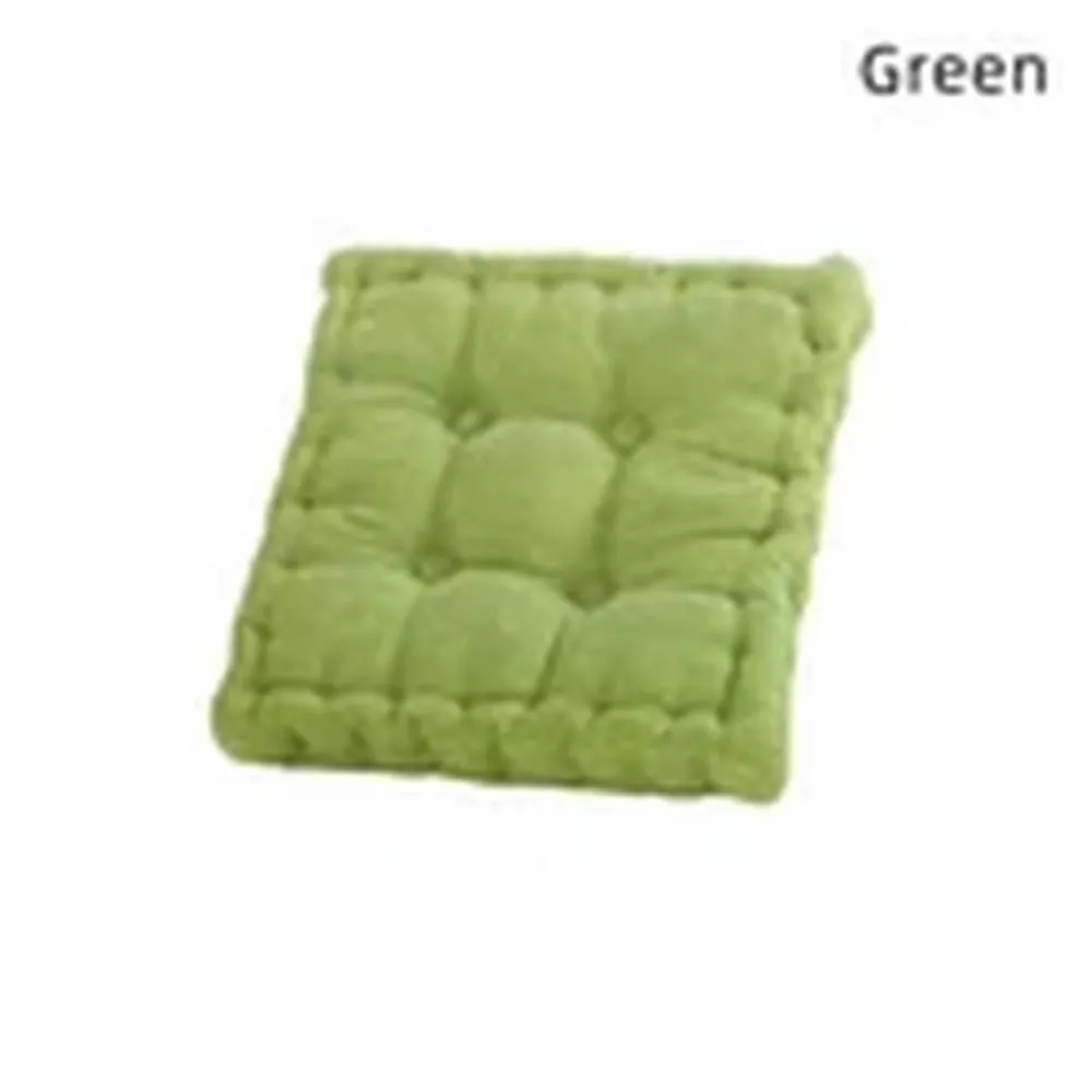 Havendro Green Chair Booster Pad Cotton Thick Firm Seat Cushion
