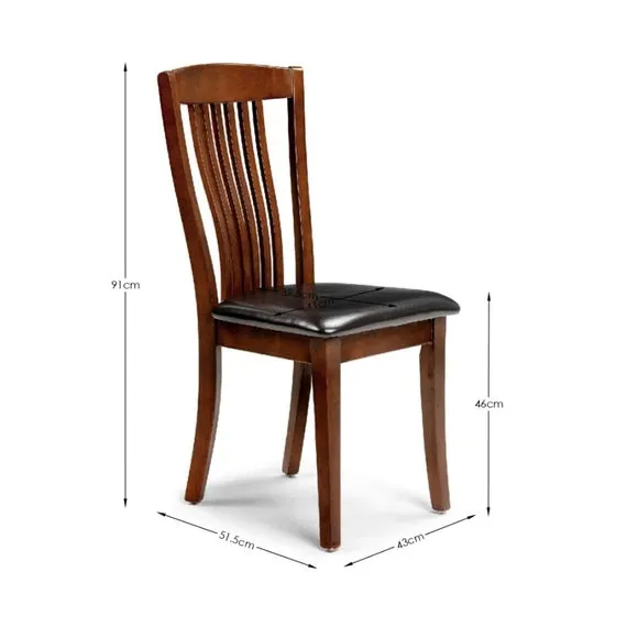 Canterbury 4-6 Seater Round to Oval Dining Table with 4 Chairs, Brown 6