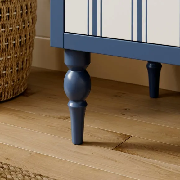 Petit Folkstone Stripe Shoe Storage Bench 5