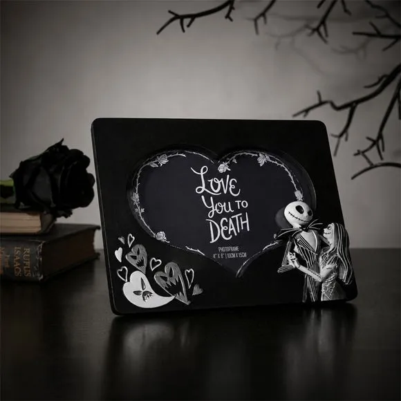 Disney Nightmare Before Christmas Love You To Death Photo Frame