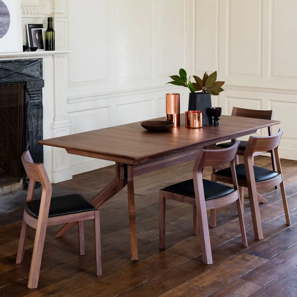 Case Cross Extending Table Walnut 4