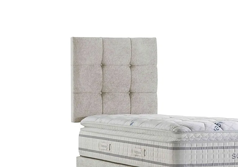Apex Strutted Headboard - Single - Tweed Stone