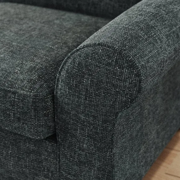Flori Chunky Chenille Corner Sofa 5