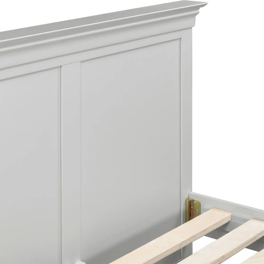 Seconique Bordeaux 4'6" (Double) High End Bed - Part Assembled in Grey 6
