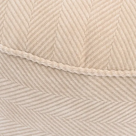 Soft Chenille Herringbone Pouffe 4