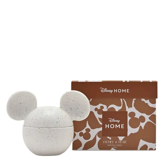 Disney Mickey White Ceramic Lychee & Pear Candle 3
