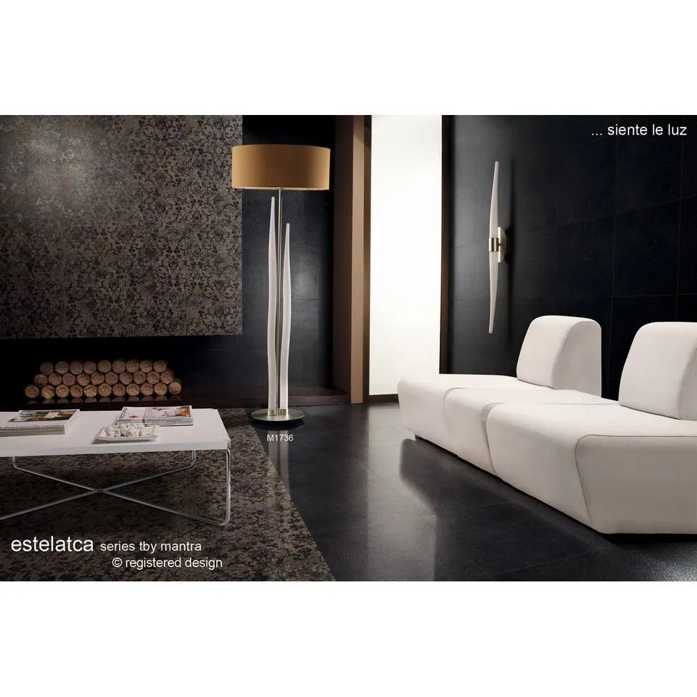 Netlighting Estalacta Wall Lamp 1 Light GU10 IndoorOutdoor SilverOpal White in Silver 6