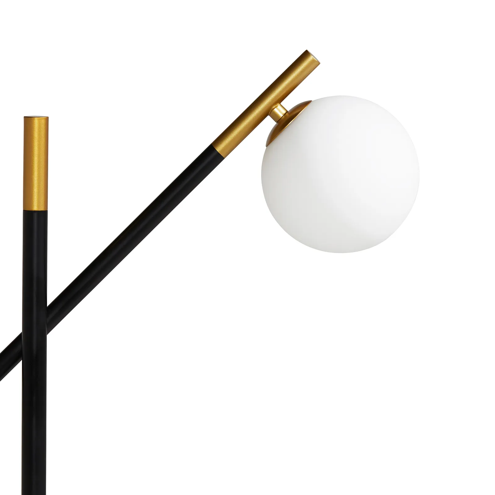 Black & Gold Orb Floor Lamp Metal | Barker & Stonehouse 3