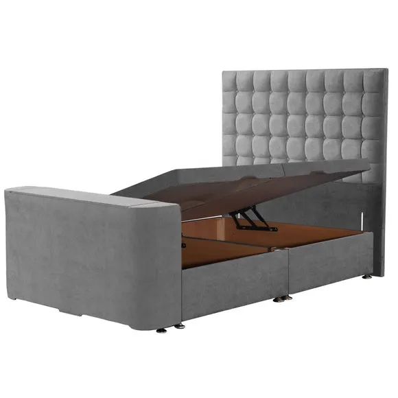 Sweet Dreams Gaia Geometric Side Lift Ottoman TV Bed 3