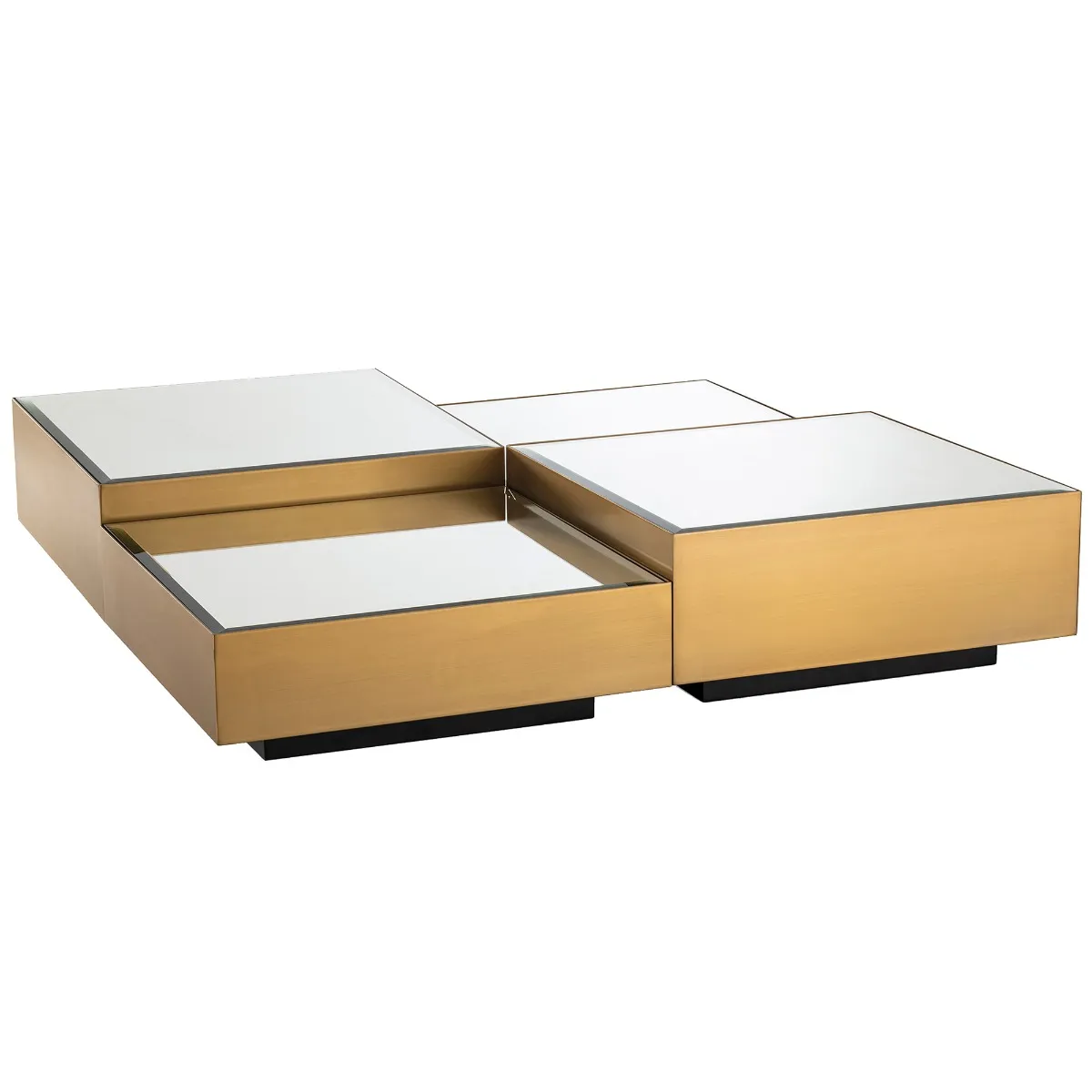 Eichholtz Esposito Coffee Table Set Of 4, Gold Metal | Barker & Stonehouse 4