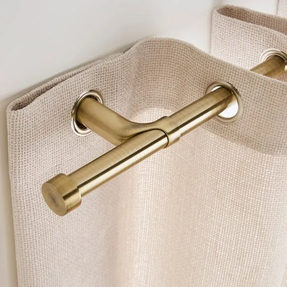 Trinity Room Darkening Extendable Metal Eyelet Curtain Pole 4