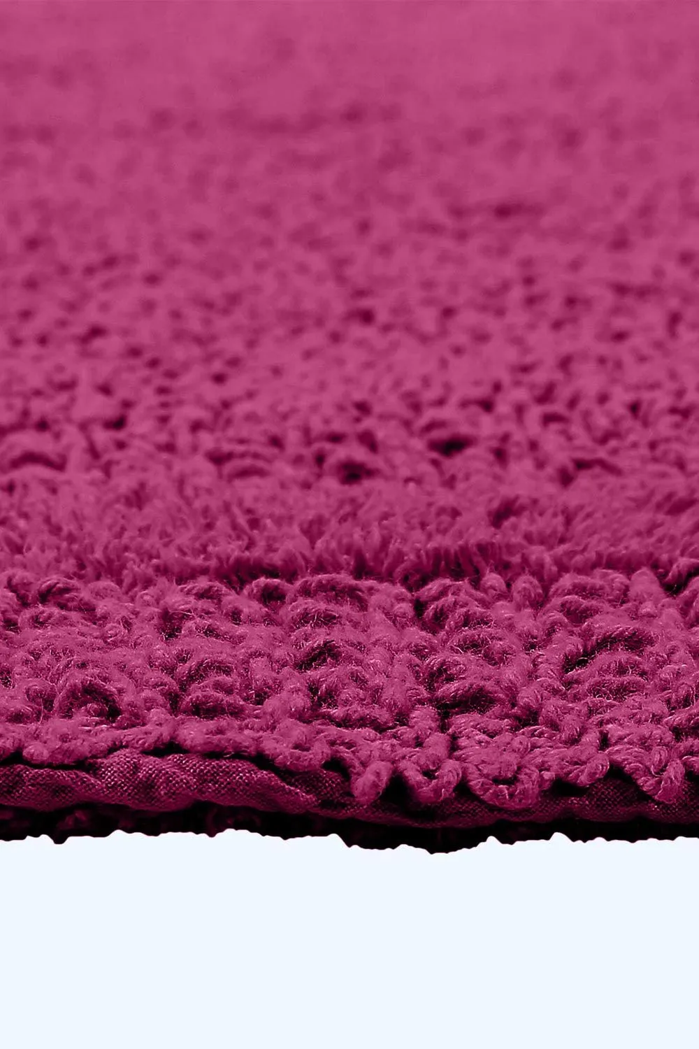 Homescapes Luxury Square Bath Mat 1600GSM 100% Cotton Reversible Shower Mat, 50cm in Raspberry 6