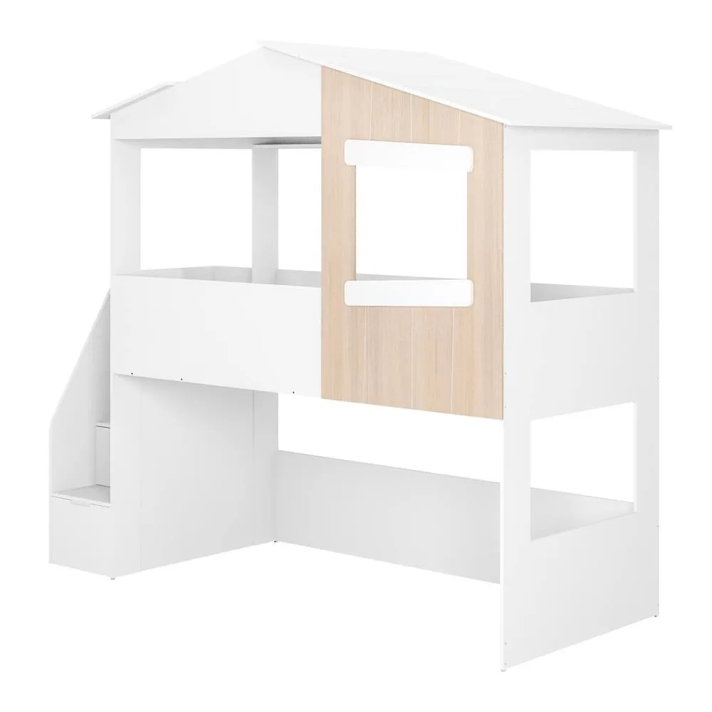 Flair Dreamland House Staircase Midsleeper in White 5