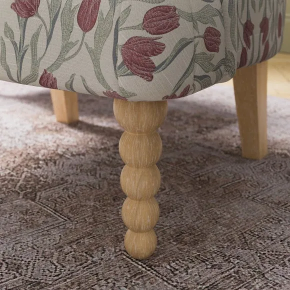 Arianna Tulip Print Occasional Armchair 5