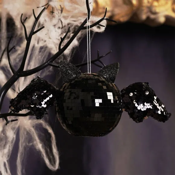 Hocus Pocus Hanging Disco Bat Decoration