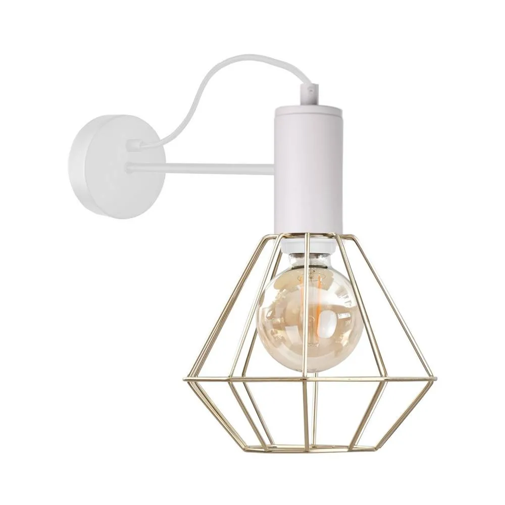 Netlighting Lars Wall Lamp White 25cm 1x E27