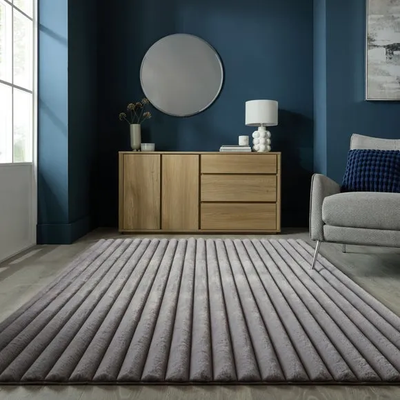 Cord Faux Fur Supersoft Rug 1