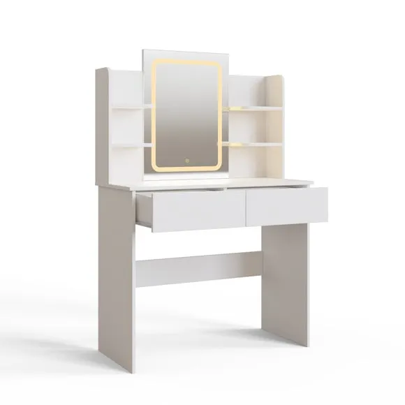 Sadie Dressing Table with LED Mirror 5