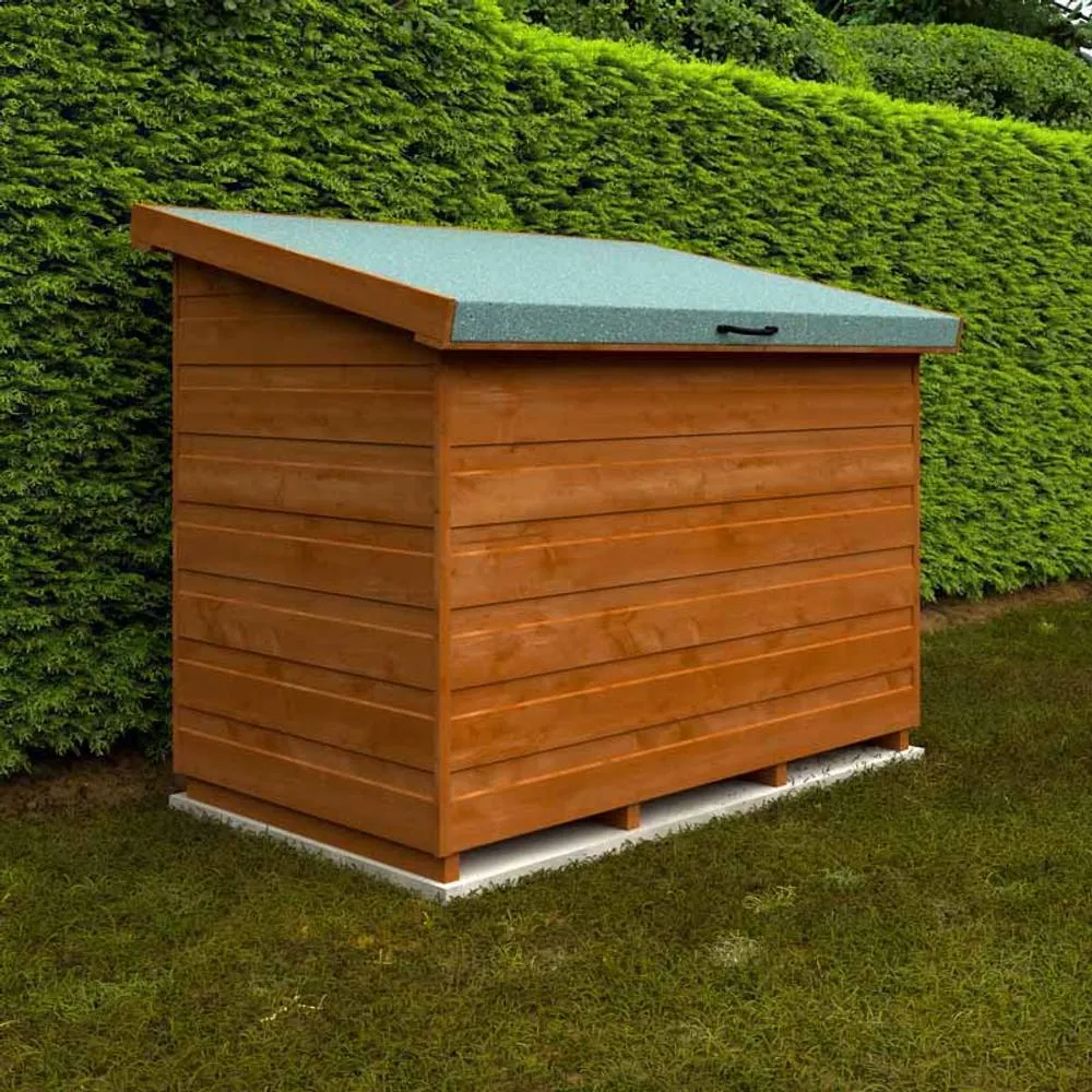 Buttercup Farm 4x2.3 Tool Chest 12mm Shed - L115 x W67.5 x H97.5 cm - Burnt Orange 2