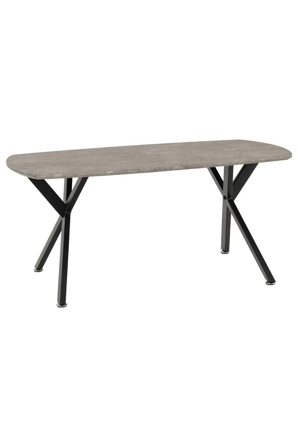 Seconique Athens Oval Coffee Table in Dark Grey 2