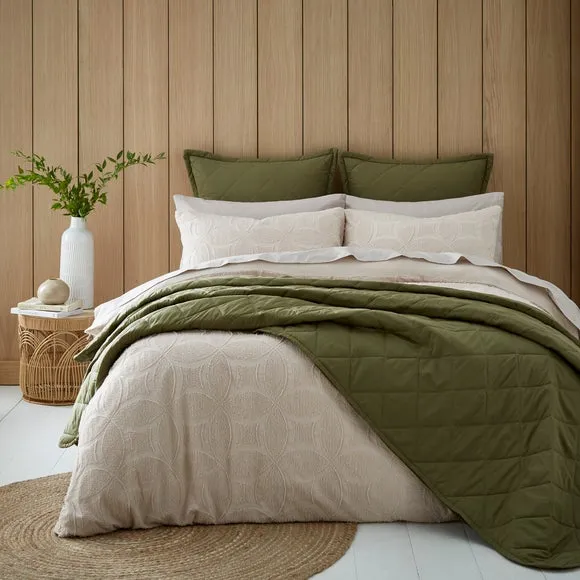 Alda Textured Duvet Cover and Pillowcase Set 6