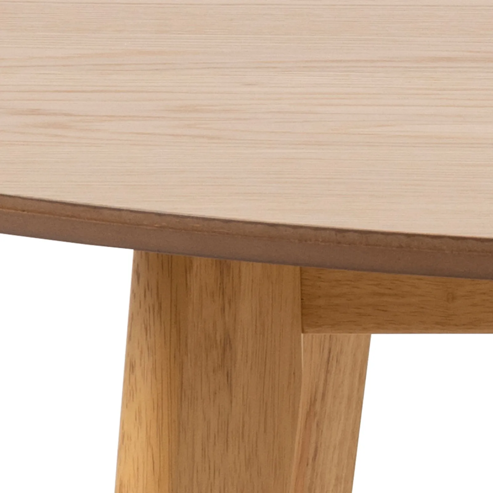 Furniture To Go Roxby Oak Table 105x76cm with 4 Roxby Oak Dining Chairs in Brown 4