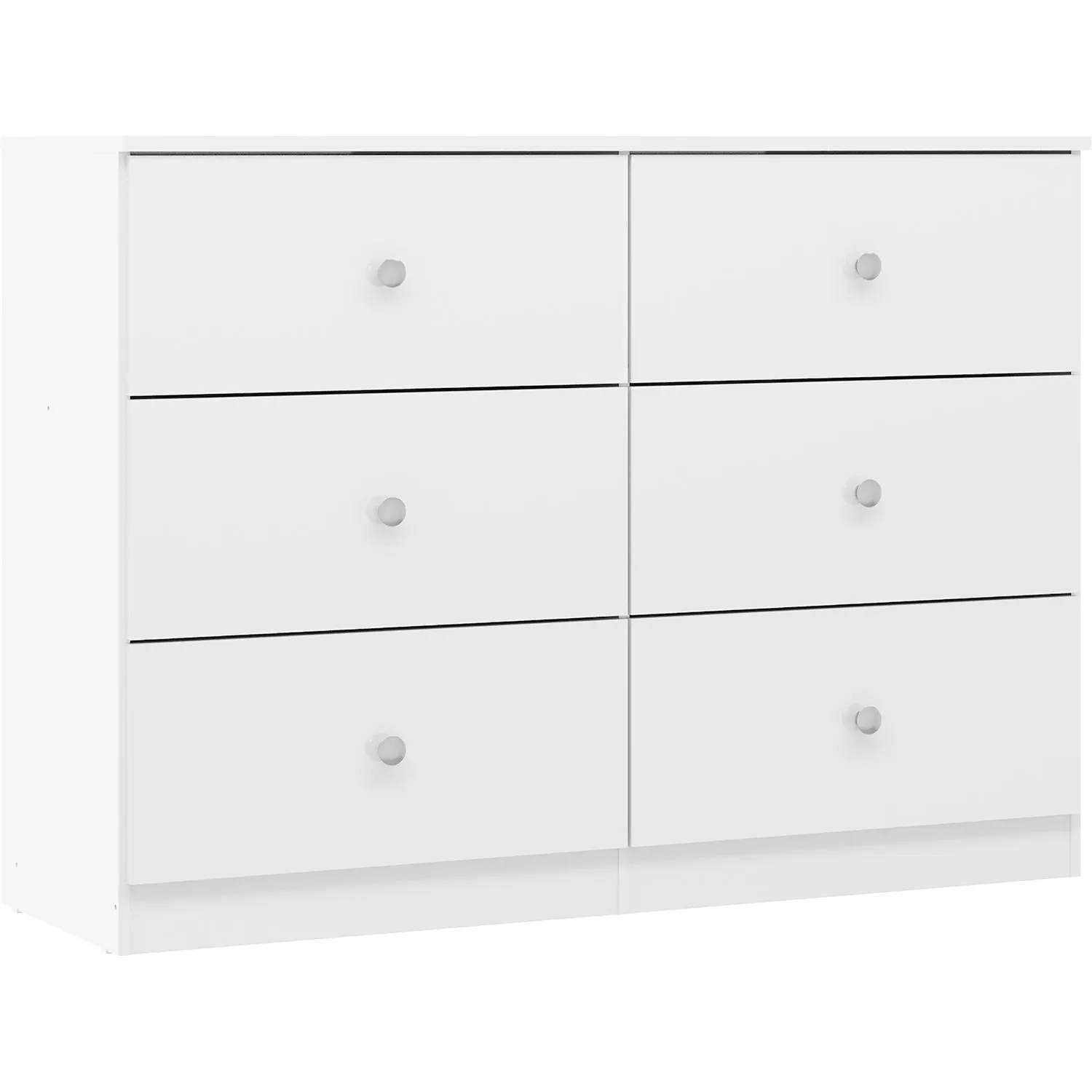 Seconique Denver 6 Drawer Chest in White 2