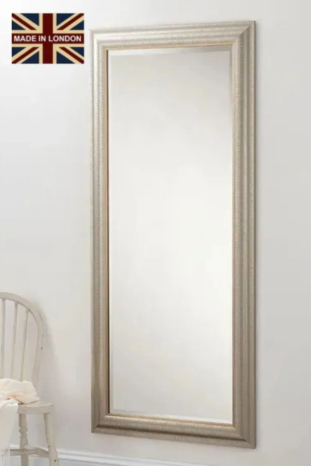 Yearn Mirrors Textured Champagne Full length mirror 168.5x77cm in Gold