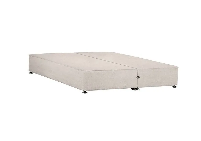 Shallow Divan Base - Super King - Tweed Cream