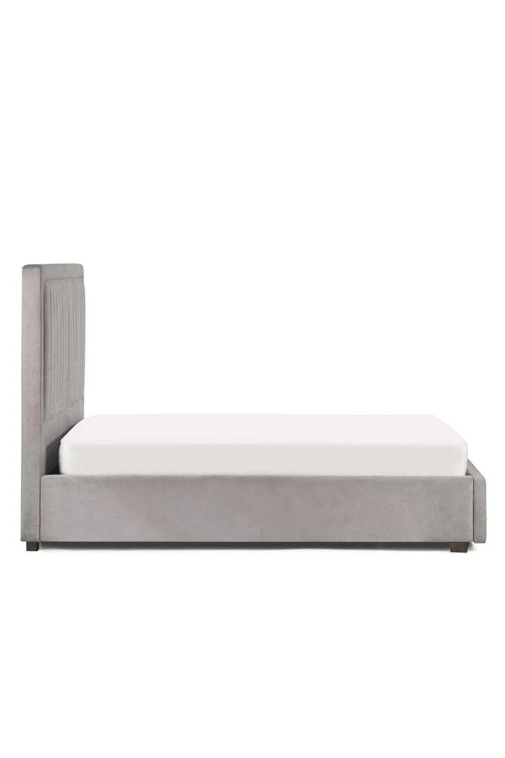 Julian Bowen Savannah Upholstered Bed with Drawer in Grey 5