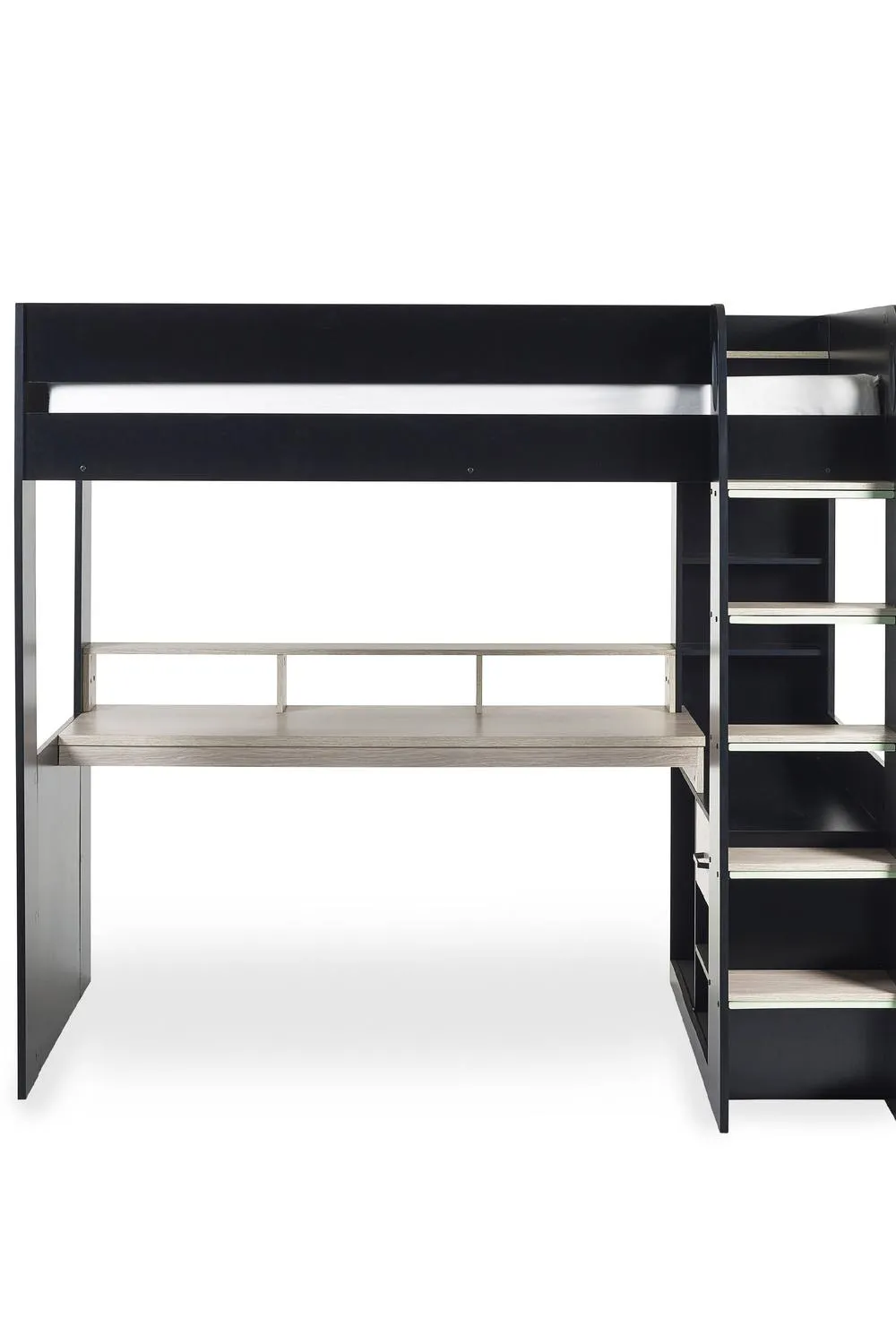 Julian Bowen Blaze Gaming Highsleeper Loft Bed with Desk in Black 5