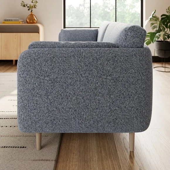 Armitage Navy Boucle 3 Seater Sofa 5