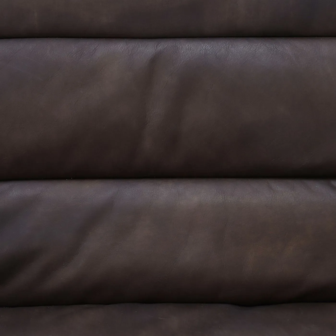 Timothy Oulton Shabby Sectional Chaise Modular Sofa, Black Leather | Barker & Stonehouse 5
