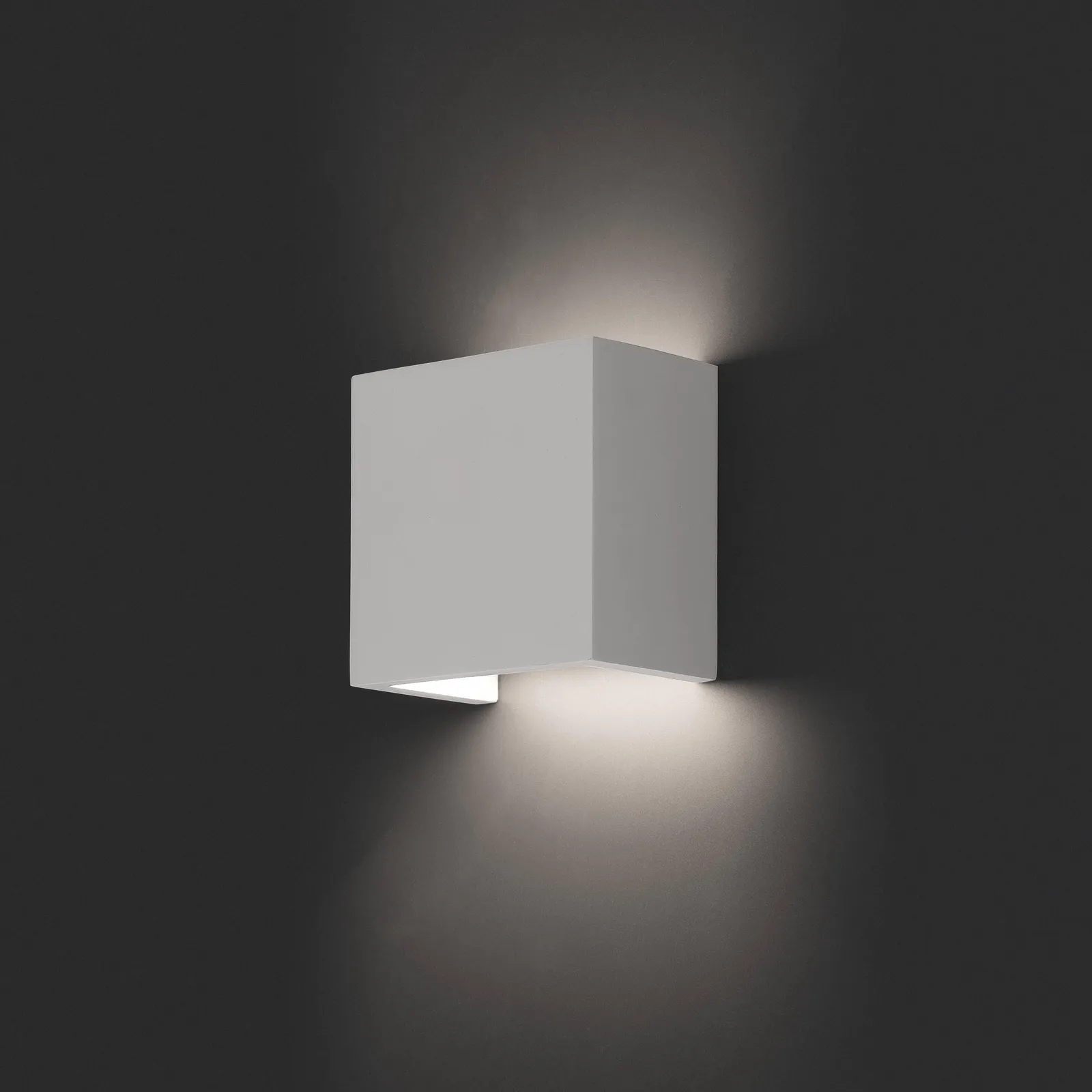 Netlighting Oslo 1 Light Up & Down Wall Light White Plaster G9 2