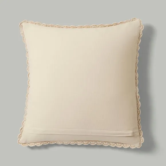 Matalasse Printed Cotton Square Cushion Cover 4
