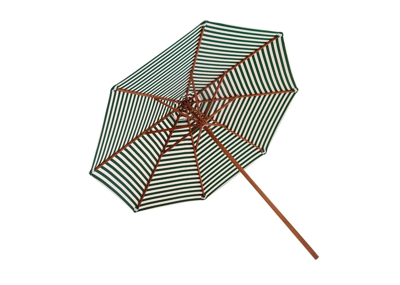 Fritz Hansen Messina Round Umbrella Light Apricot/Dark Green 300cm