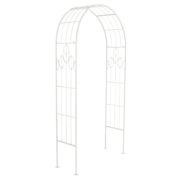 Rustic Leaf Metal Arch 3