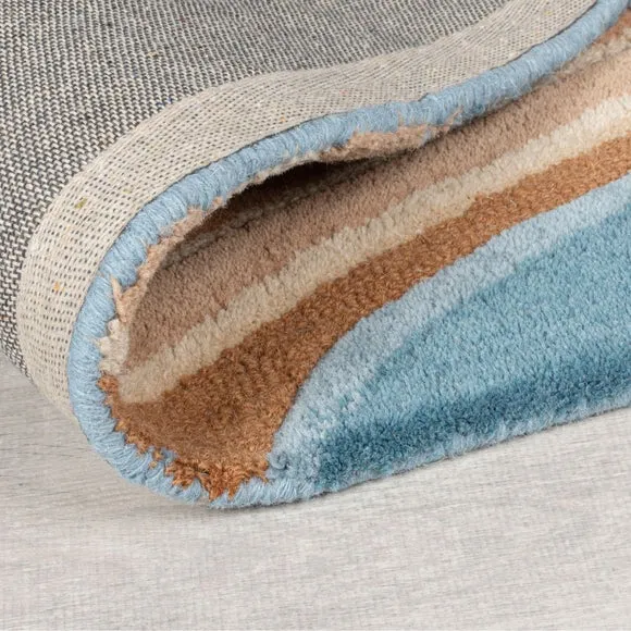 Abstract Flow Wool Rug 3