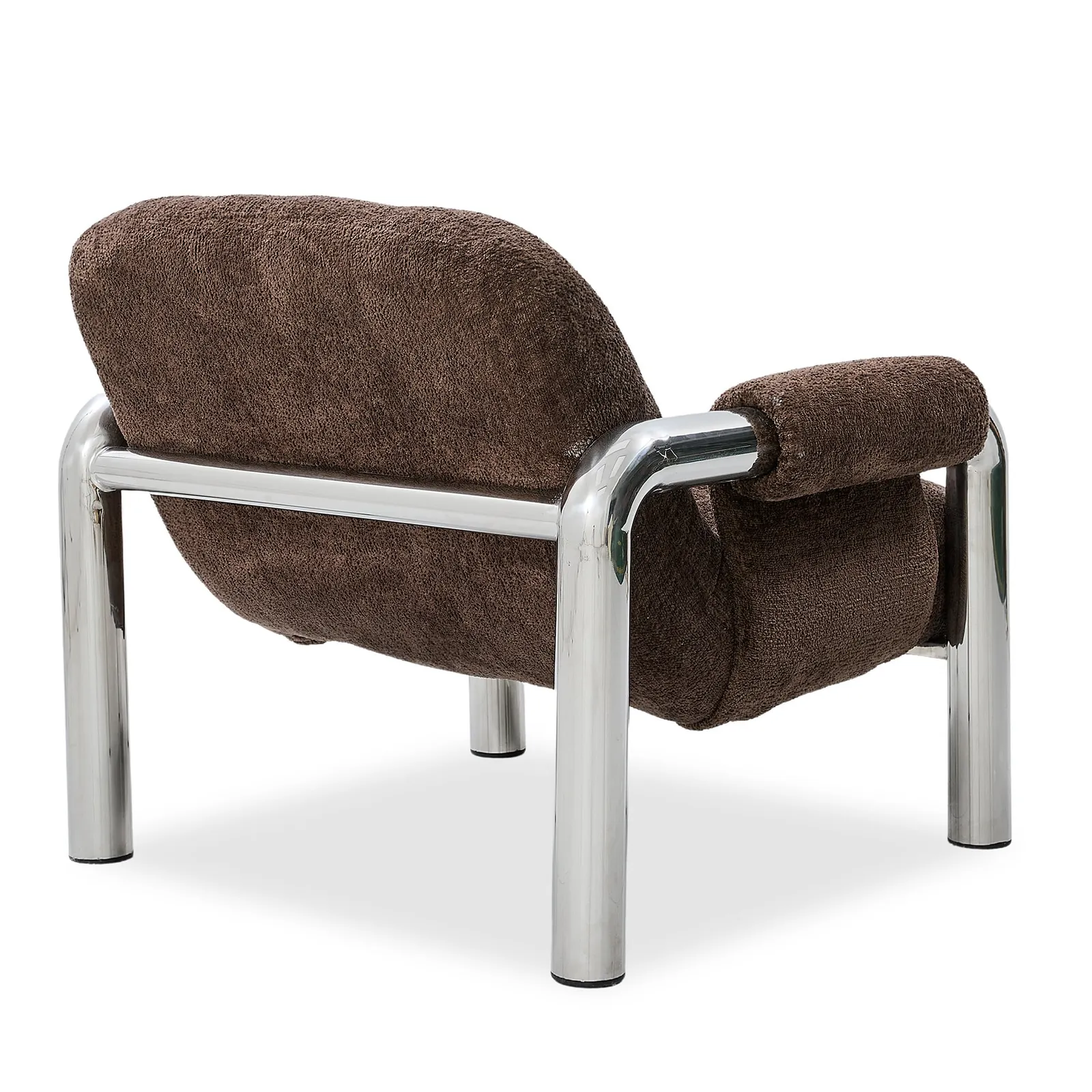 Travolta Lounge Armchair, Brown Fabric | Barker & Stonehouse 5