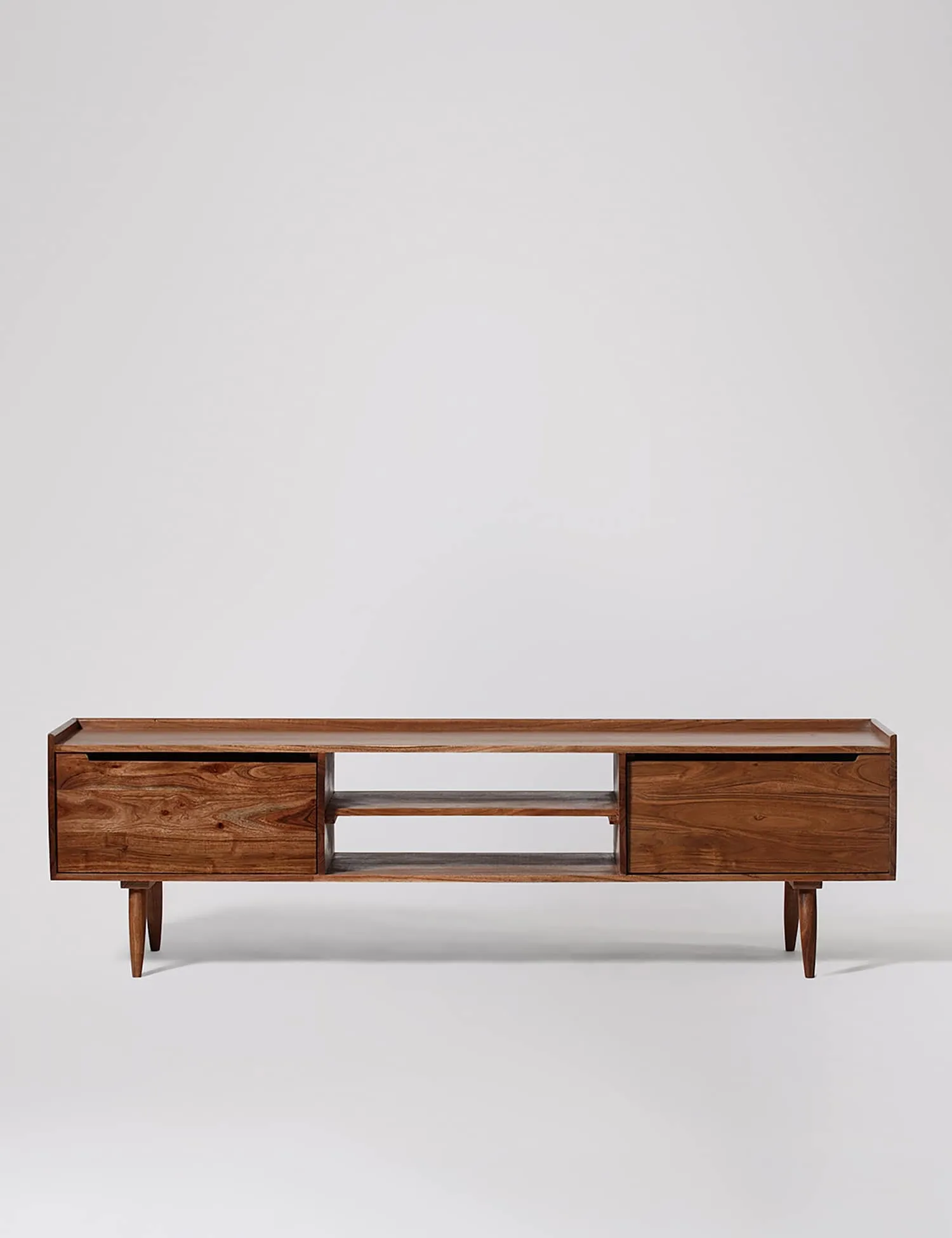 Swoon Southwark Acacia Wood 2 Door Media Unit Brown