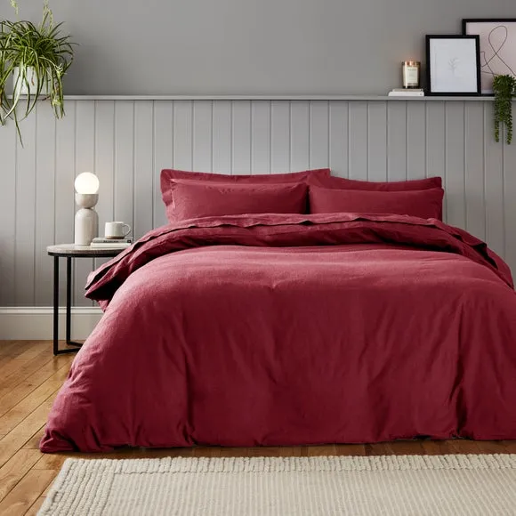 Soft & Cosy Luxury 100% Brushed Cotton Duvet Cover & Pillowcase Set 1
