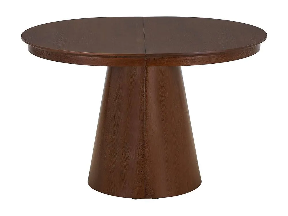 Vente-unique Extendable Dining Table for 4 To 10 People Ash Veneer - Dark Natural in Walnut 2